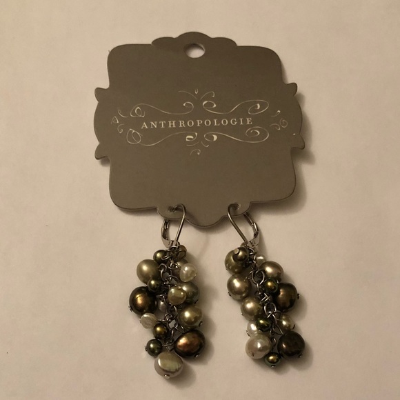 NWT Anthropologie beaded earrings - Picture 2 of 2